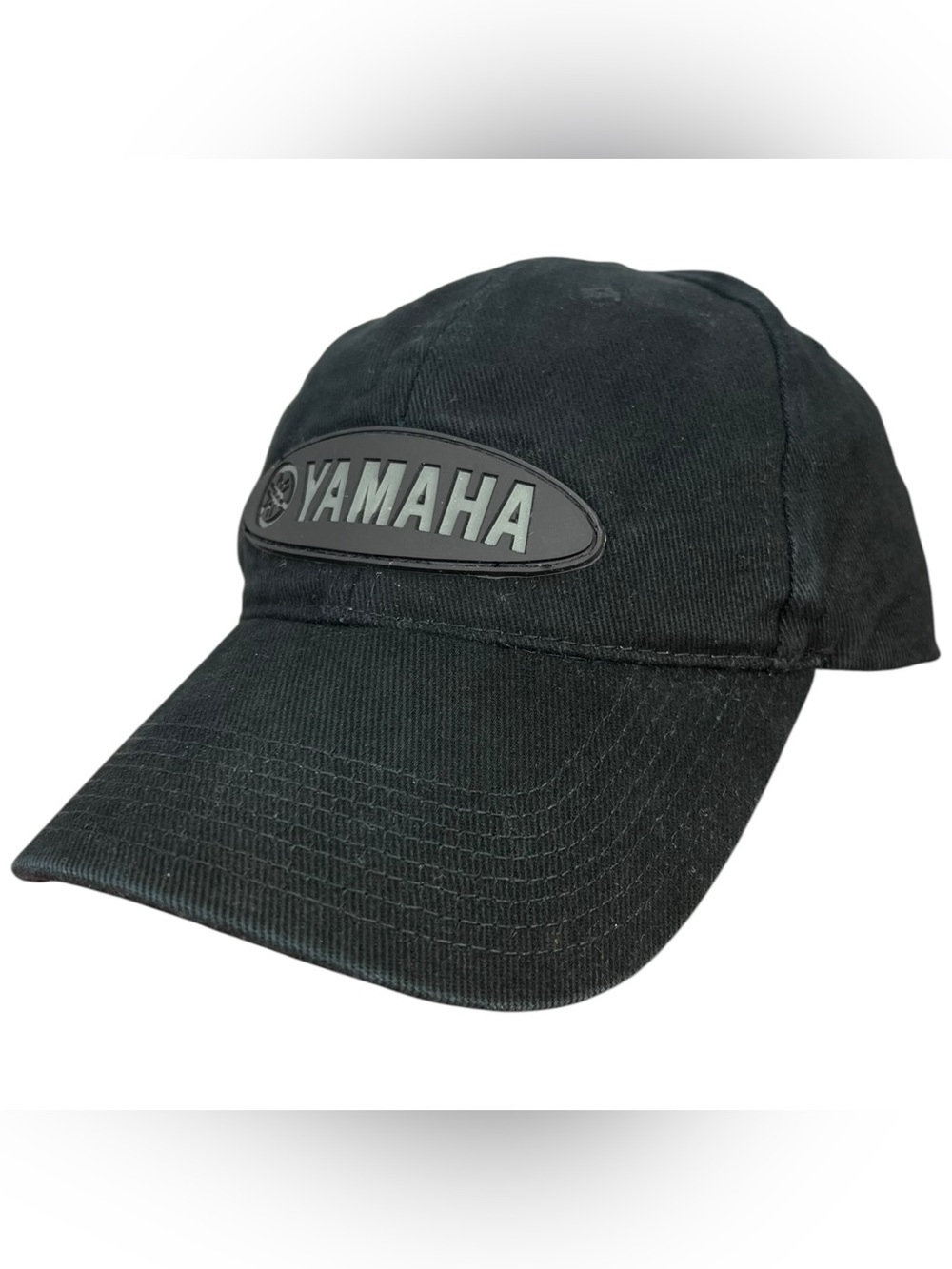 Yamaha Black Strapback OSFM Adult Size Baseball Cap Hat
